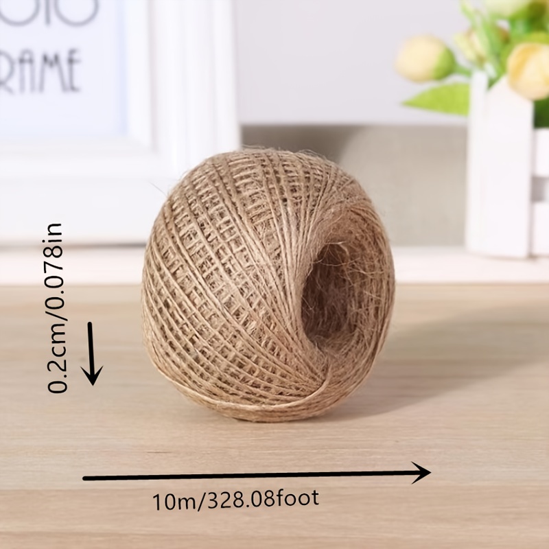 50 Meters Hemp Rope Hand woven Diy Thin Rope Jute Retro - Temu