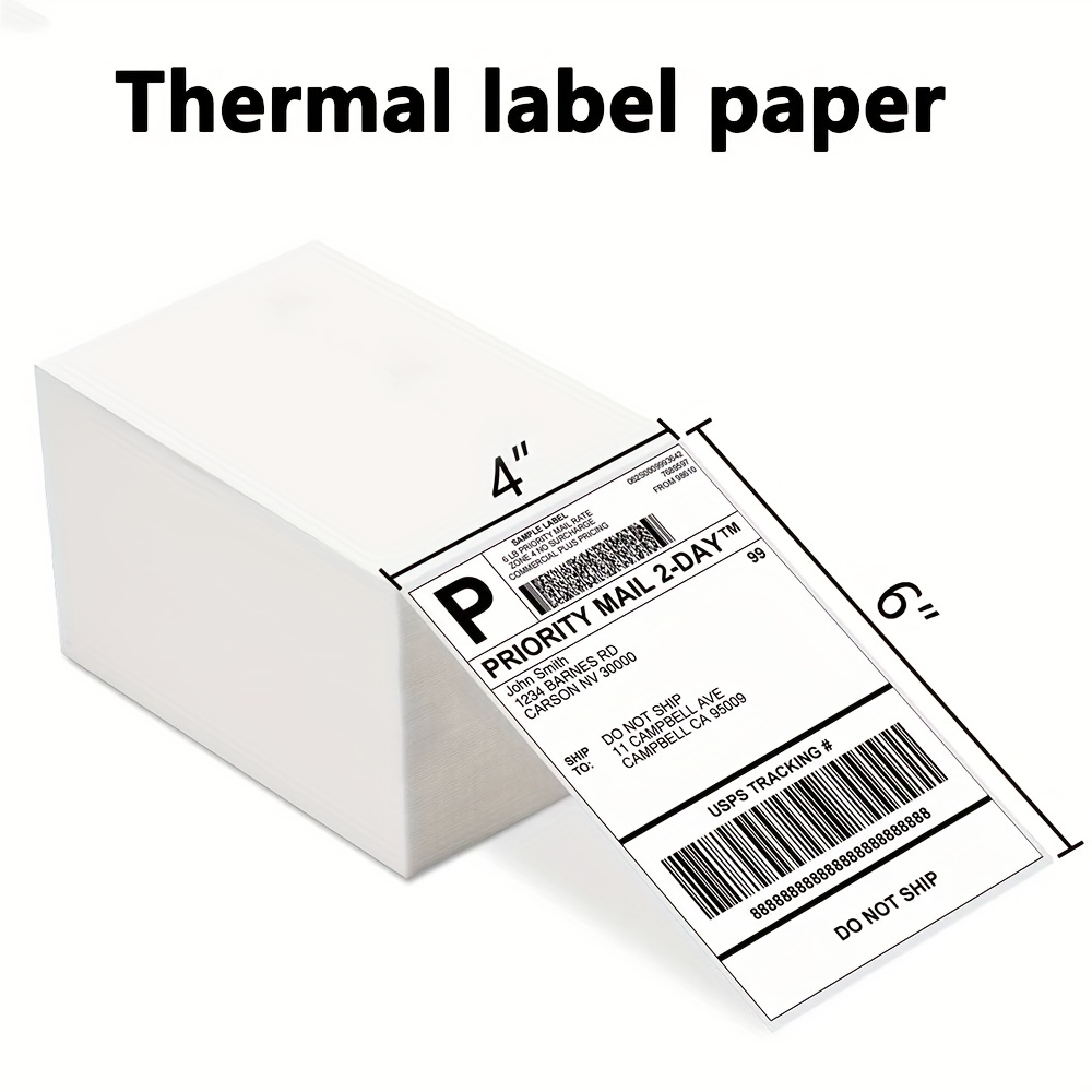 350pcs 4x6 Étiquettes Thermiques Directes Étiquettes - Temu Belgium
