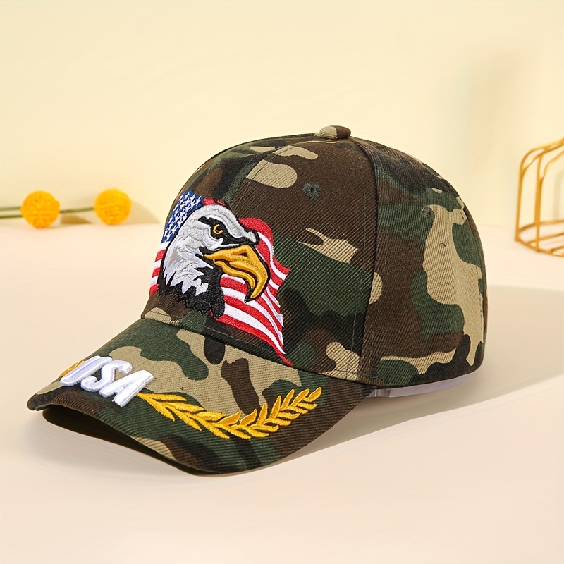 Usa Eagle Embroidered Baseball Tactical Camouflage - Temu Canada