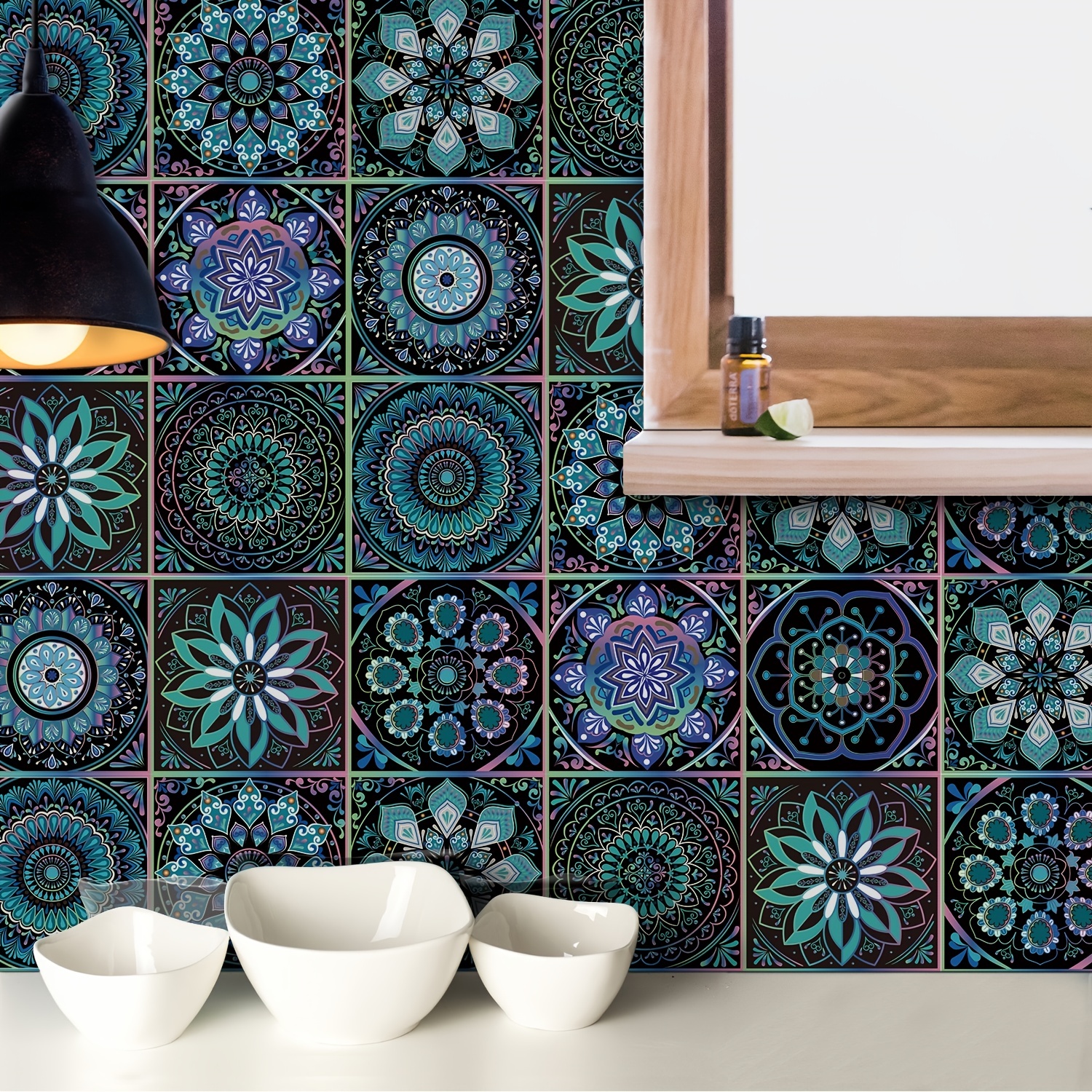 Boho Decorative Peel And Stick Tiles Self adhesive Removable - Temu