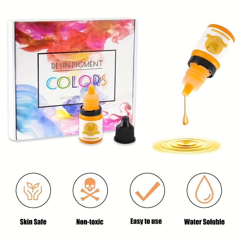Epoxy Resin Dye, 30 Colors Translucent Epoxy Resin Pigment, Highly