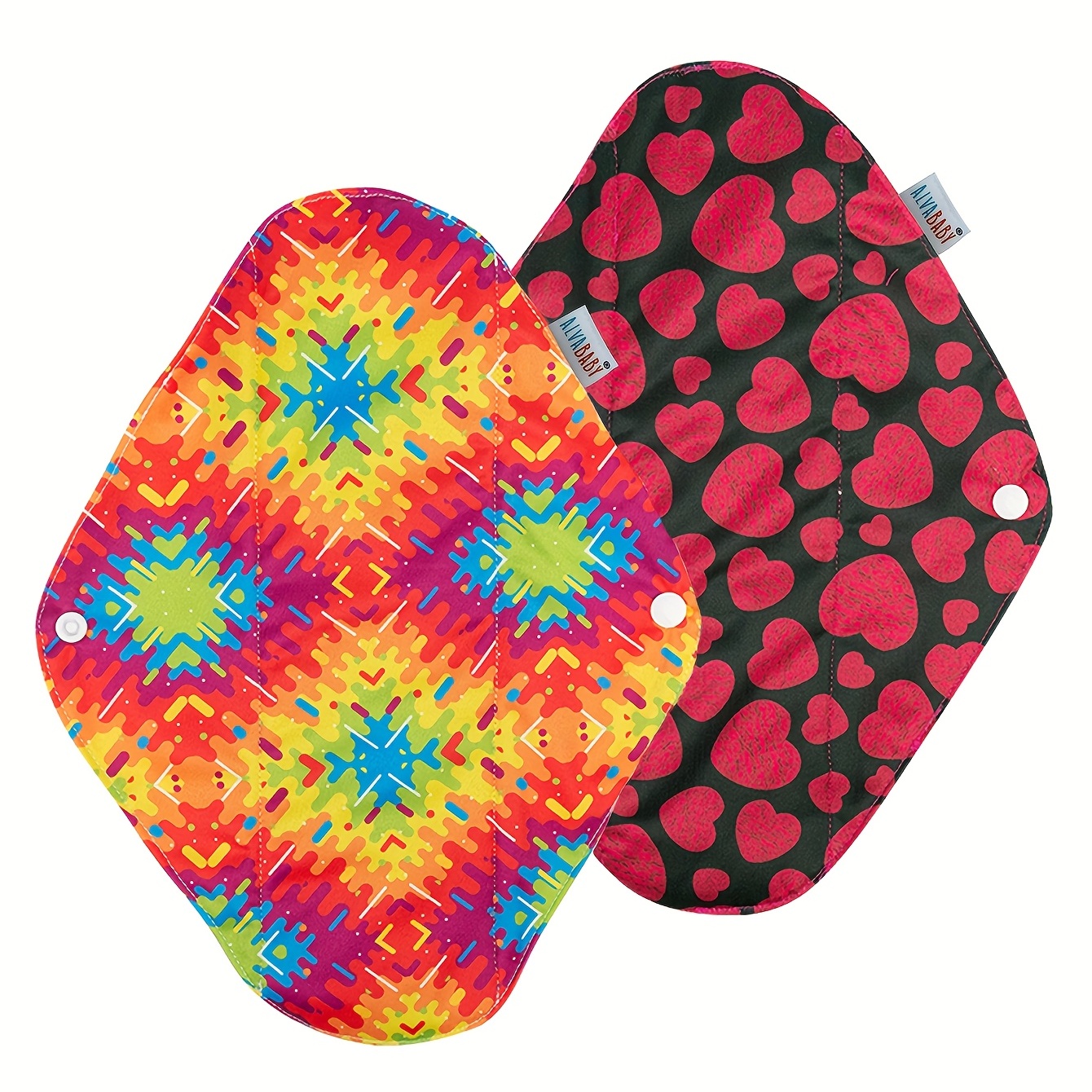 Random Prints Reusable Menstrual Pads Bamboo Cloth Pads - Temu