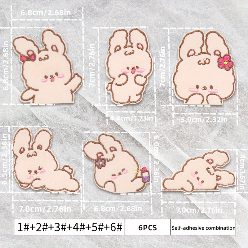 16pcs Patterns Combination Clothes Patches For Patching Down