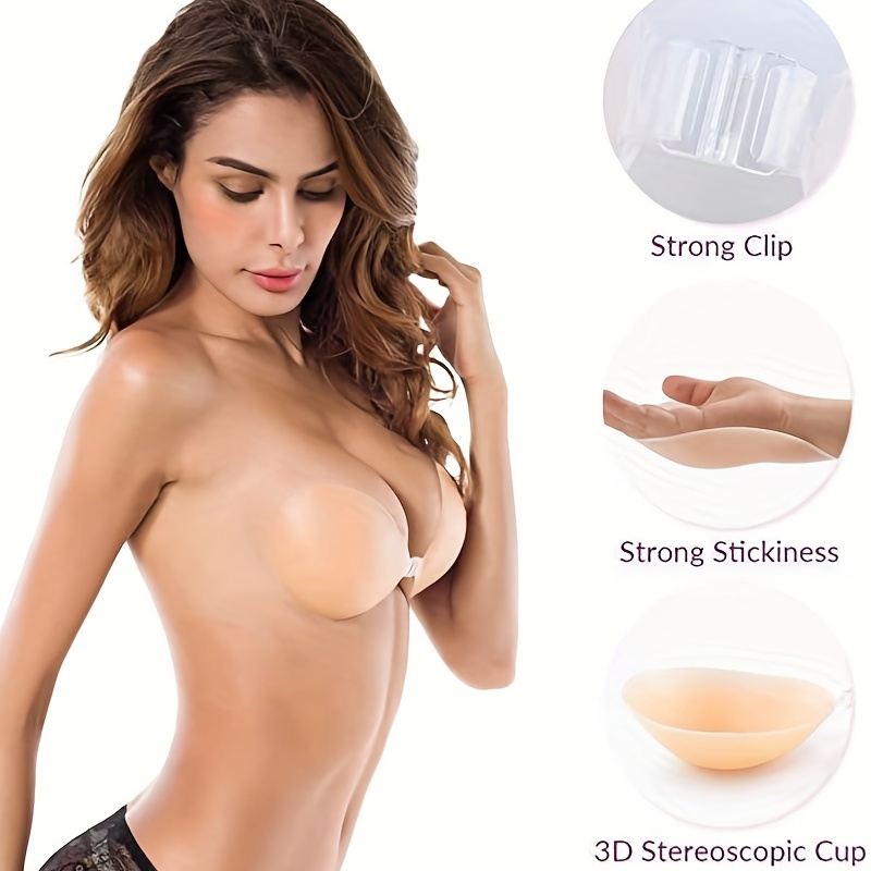 Lifting Silicone Nipple Covers Invisible Front Buckle Push - Temu