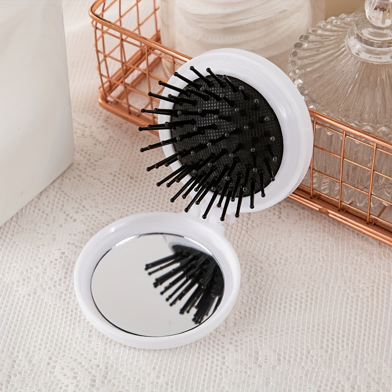 MAEELOU Foldable Dog Grooming Brush For Small Breeds - Dual-Sided Comb For Shih Tzus, Yorkies, Maltipoos & Puppies