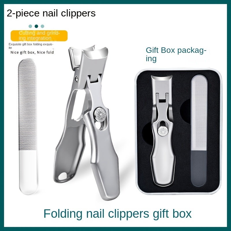 Mens Nail Clippers Nail Cutter With Long Handle For Thick Nails