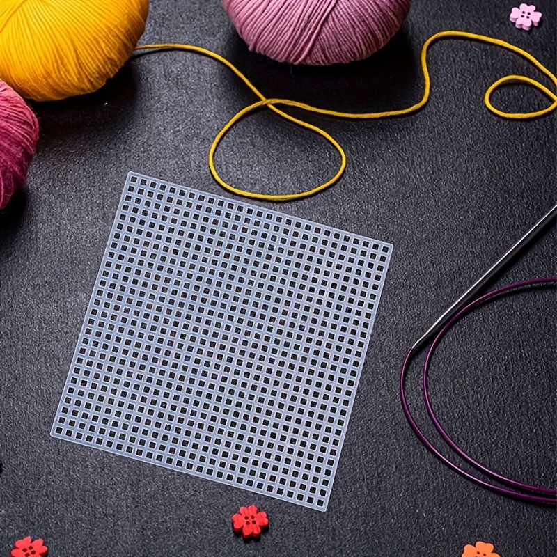 11 Count Plastic Canvas Grid, Ideal Plastic Mesh for Embroidery Projects  and Cross Stitch, Bag Making Supplies 