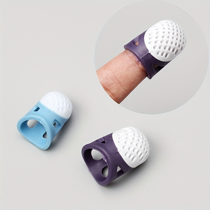 Thimble Sewing Finger protector Non-slip Silicone Finger Cover