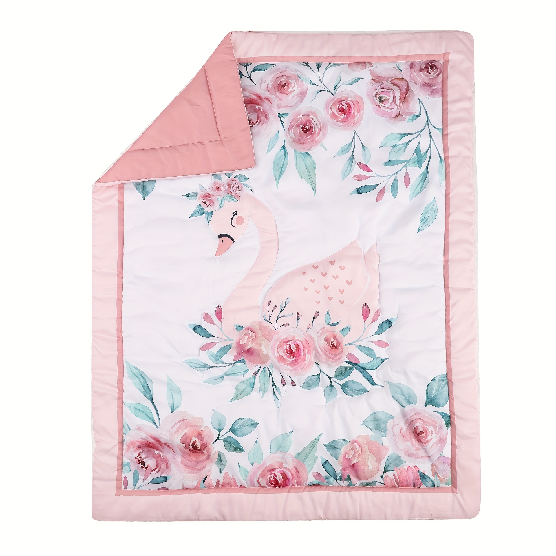 Flamingo crib outlet bedding set