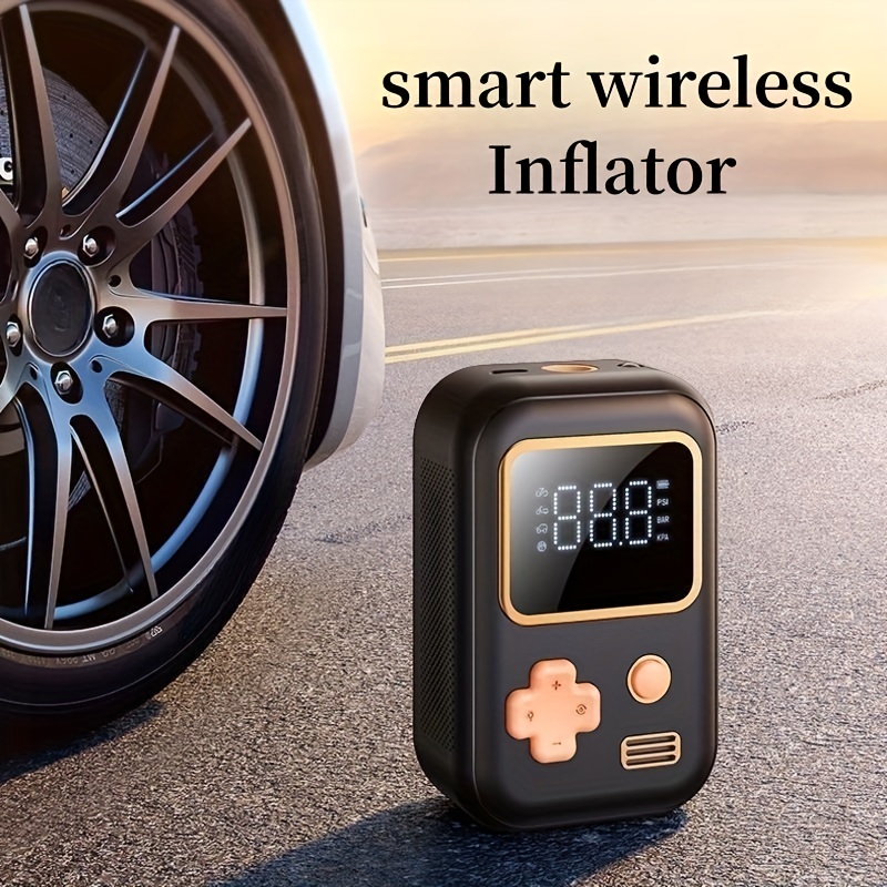 Xiaomi Rechargeable Cafele Wireless Portable Car Air Compressor Tire  Inflator with Digital Pressure Gauge & LED Light