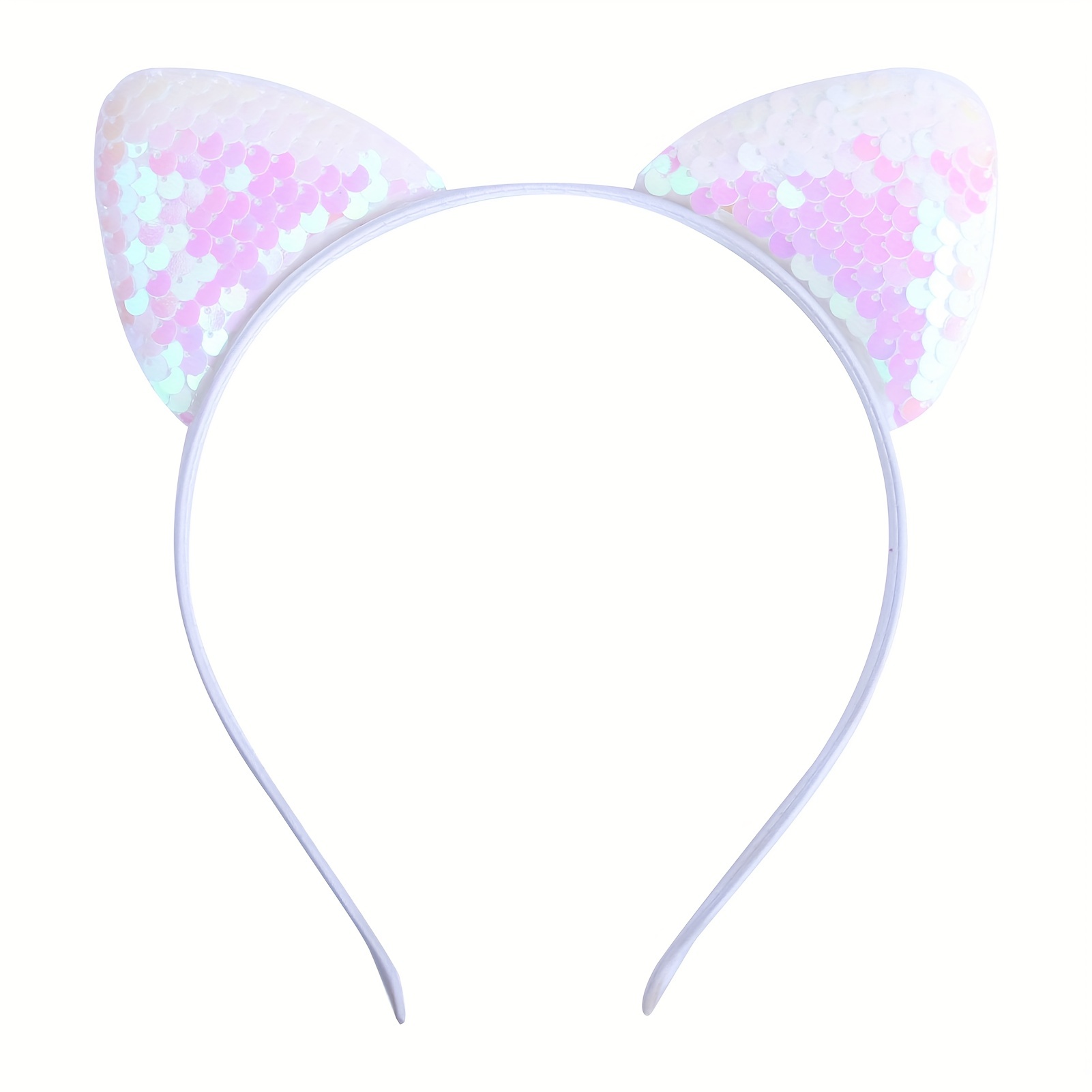 Cute Hairband Sequined Cat Ear Hairpin Children's Birthday Band