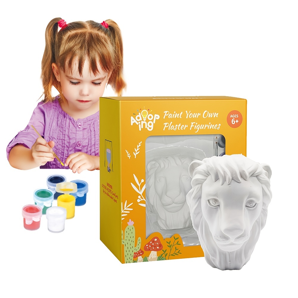 Plaster Paintable Figurines - Set of 3