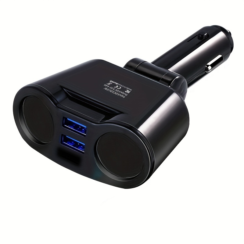 Adaptateur de chargeur de voiture double ports 3.1A Prise allume