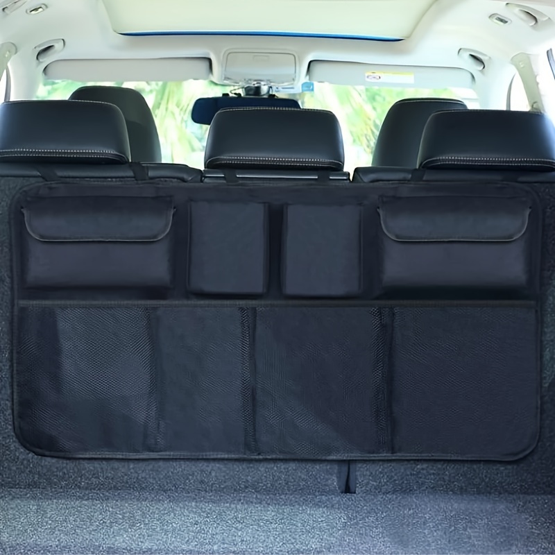High Capacity Car Boot Back Seat Trunk Storage Bag Organizer - Temu