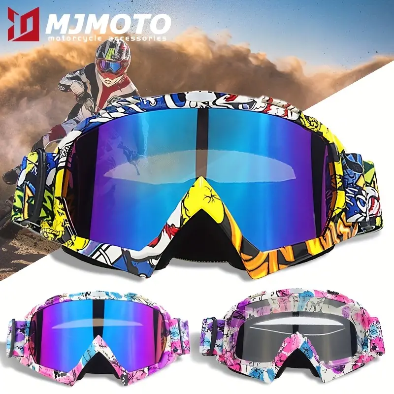 Gafas Motocicleta Gafas Mx Off Road Cascos Gafas Anti Viento Gafas  Snowboard Mtb Atv Racing Otg Gafas Motocross - Automotriz - Temu