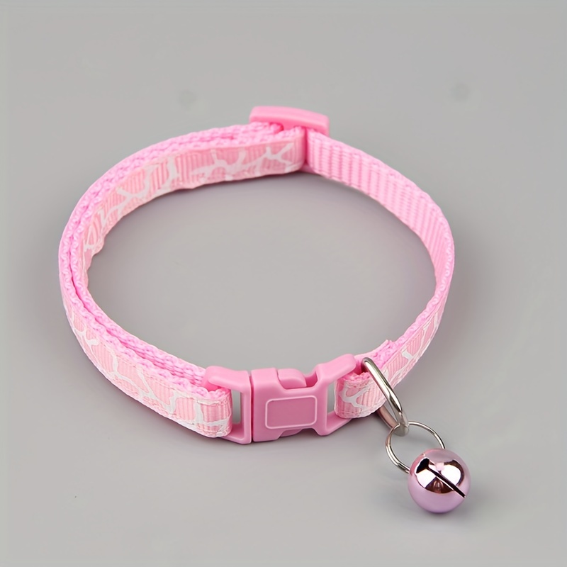Adjustable Cat Collar with Optional Bell