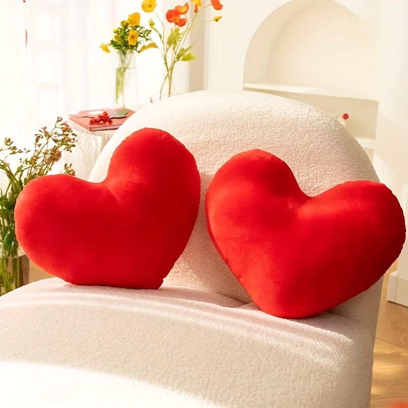 2 Tamaños Juguetes Peluche En Forma Corazón San Valentín Kawaii Muñeco  Peluche En Forma Corazón Rojo Regalo San Valentín Amigos Familiares Lindo  Decoración Habitación - Juguetes - Temu Mexico