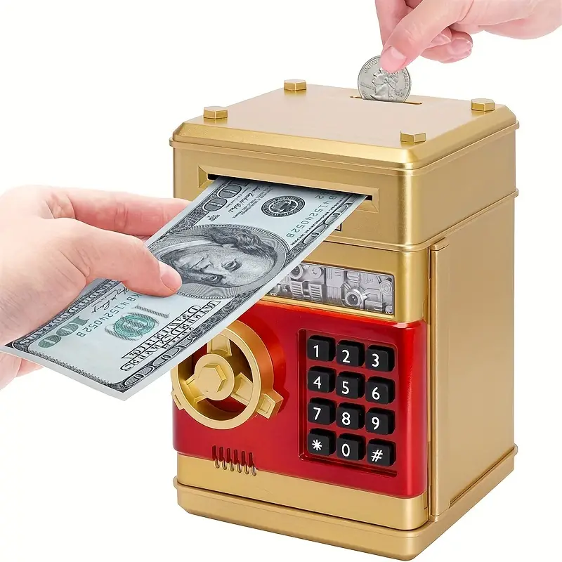 Hucha electrónica para niños y niñas, Banco de dinero automático