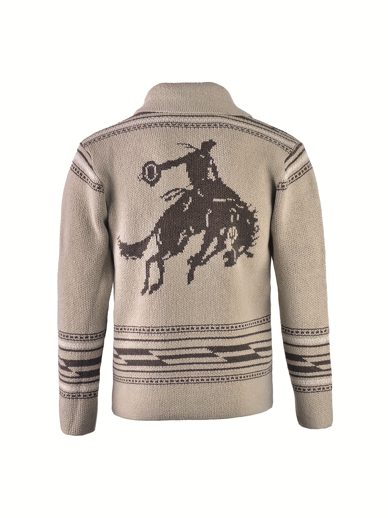 Mens western clearance cardigan sweater