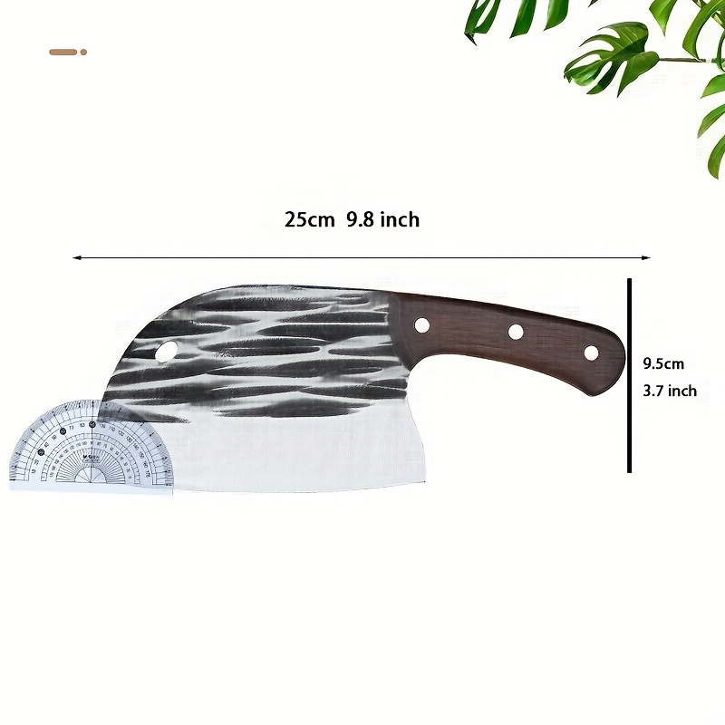 Meat Cleaver Knife, Chef Knife Handmade Forged High-carbon Clad Steel  Kitchen Knives Cleaver Filleting Slicing