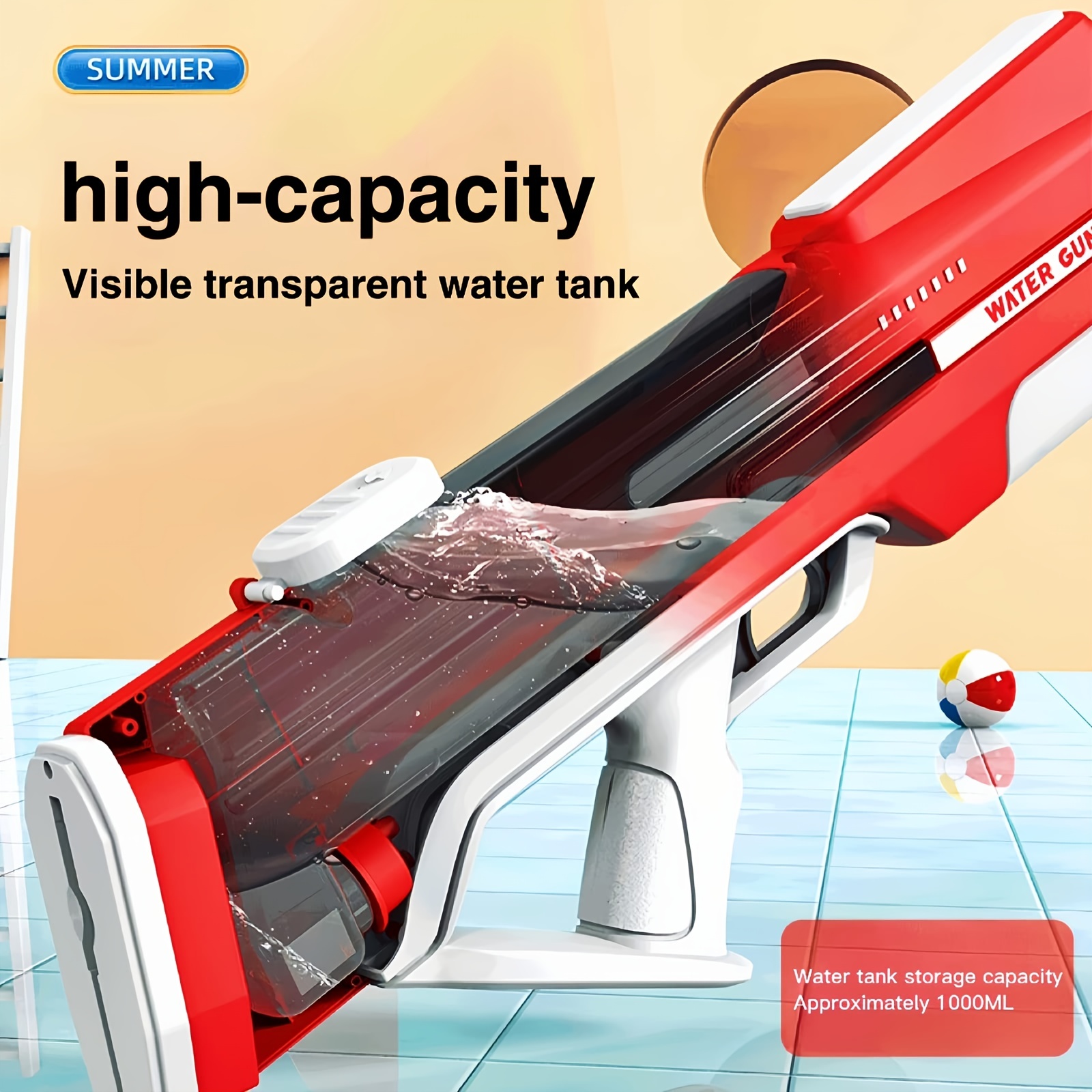 High Pressure Water Gun Hot Style Electric Water Gun Automatic  Christmas,halloween,thanksgiving Gifts - Temu