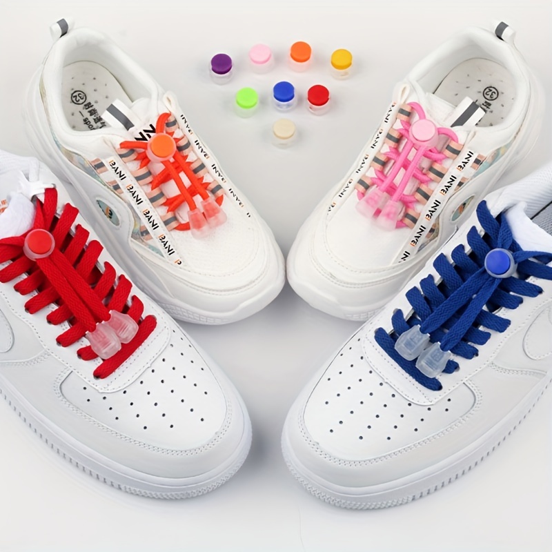 30pcs/set (20pcs End Clips and 10pcs Spring Buckles) No Tie Shoelaces  Easy Fastening for Sneakers Casual Shoes Durable Plastic, No-Tie  Shoelace