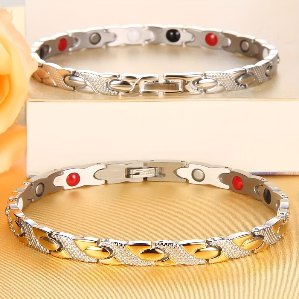 1pc Fashion Mens Bracelet Stainless Steel Love Lock Bracelet - Jewelry &  Accessories - Temu