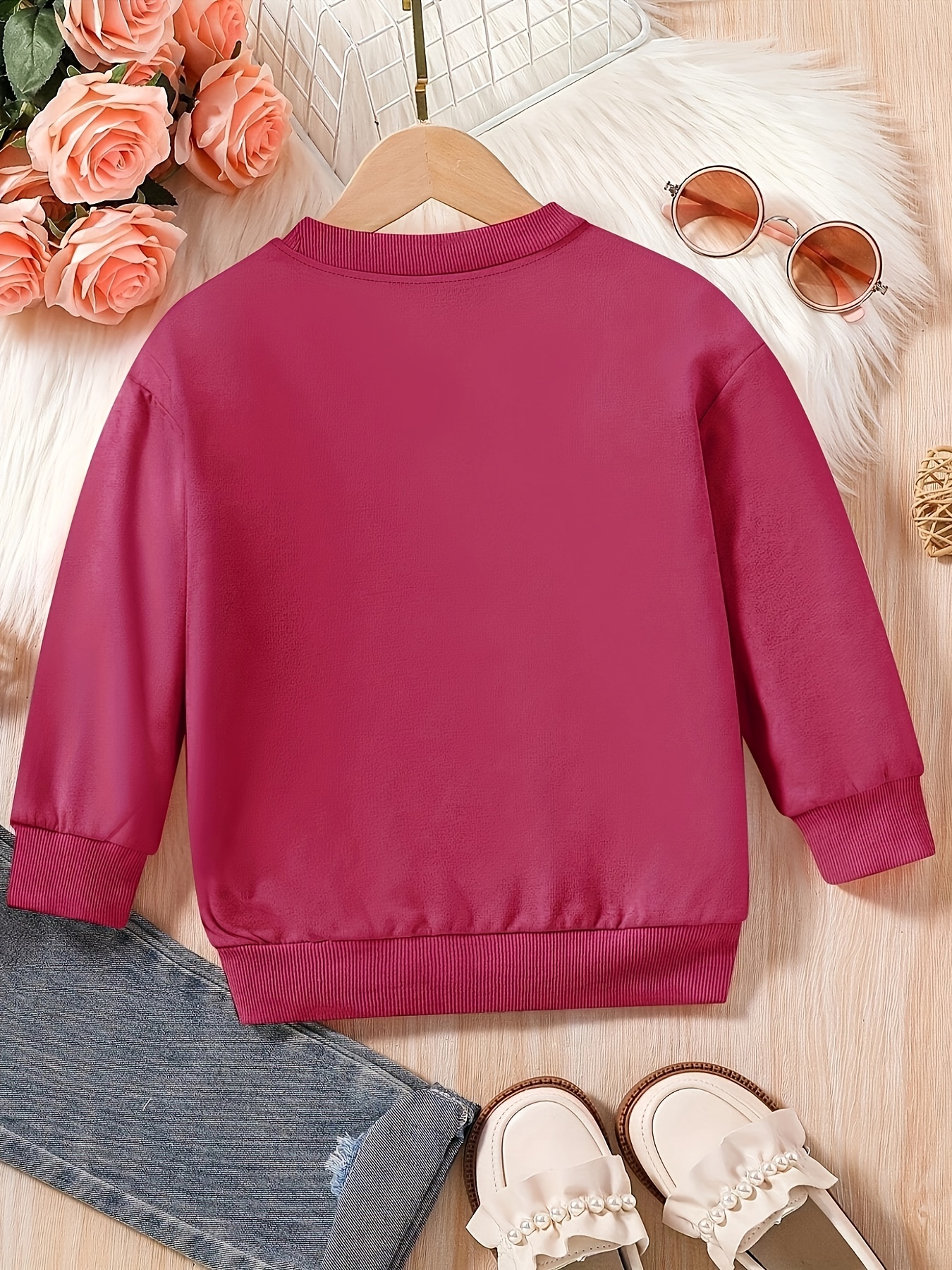 PRAY Sudadera Con Capucha Para Niñas Gráfica Tops - Temu Chile