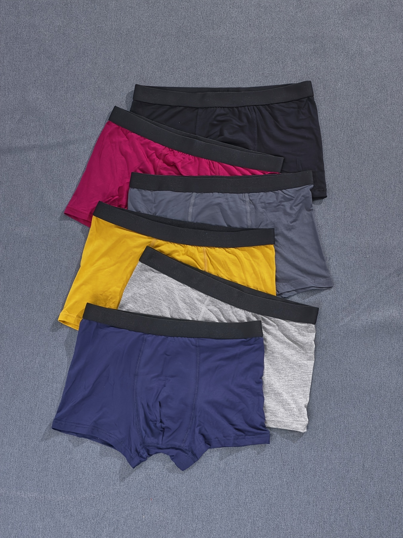 Men's Breathable Cotton Stretch Boxer Briefs Underwear - Temu Canada