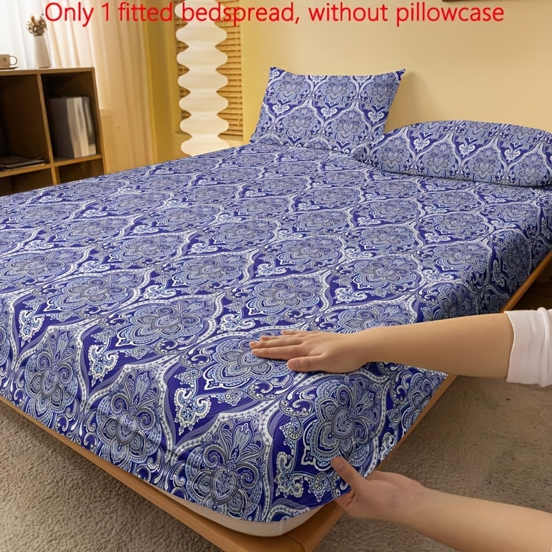 Brushed Fitted Sheet (without Pillowcase) European Classic Temu New