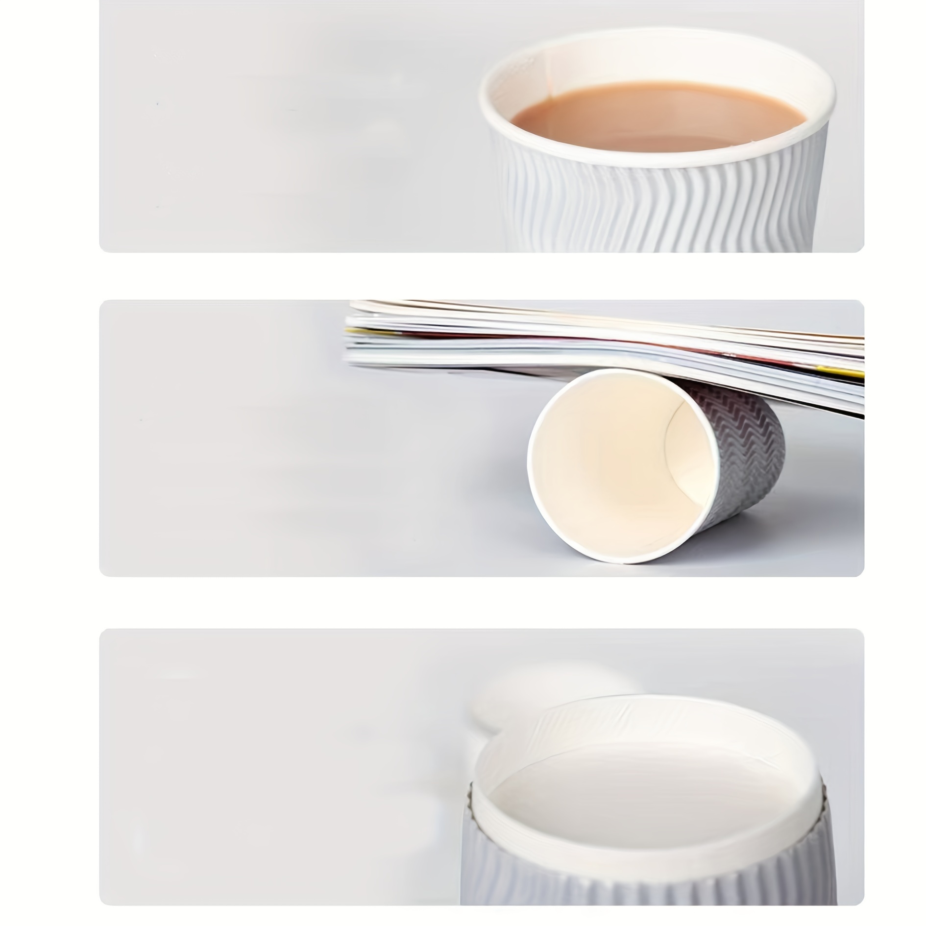 10/50 Thickened Disposable Paper Cups, Coffee Trial Cups, Household And  Commercial Anti Scald Drinking Cups, Tea Cups, Coffee Cups, Beverage Trial  Cups, Food Grade - Temu