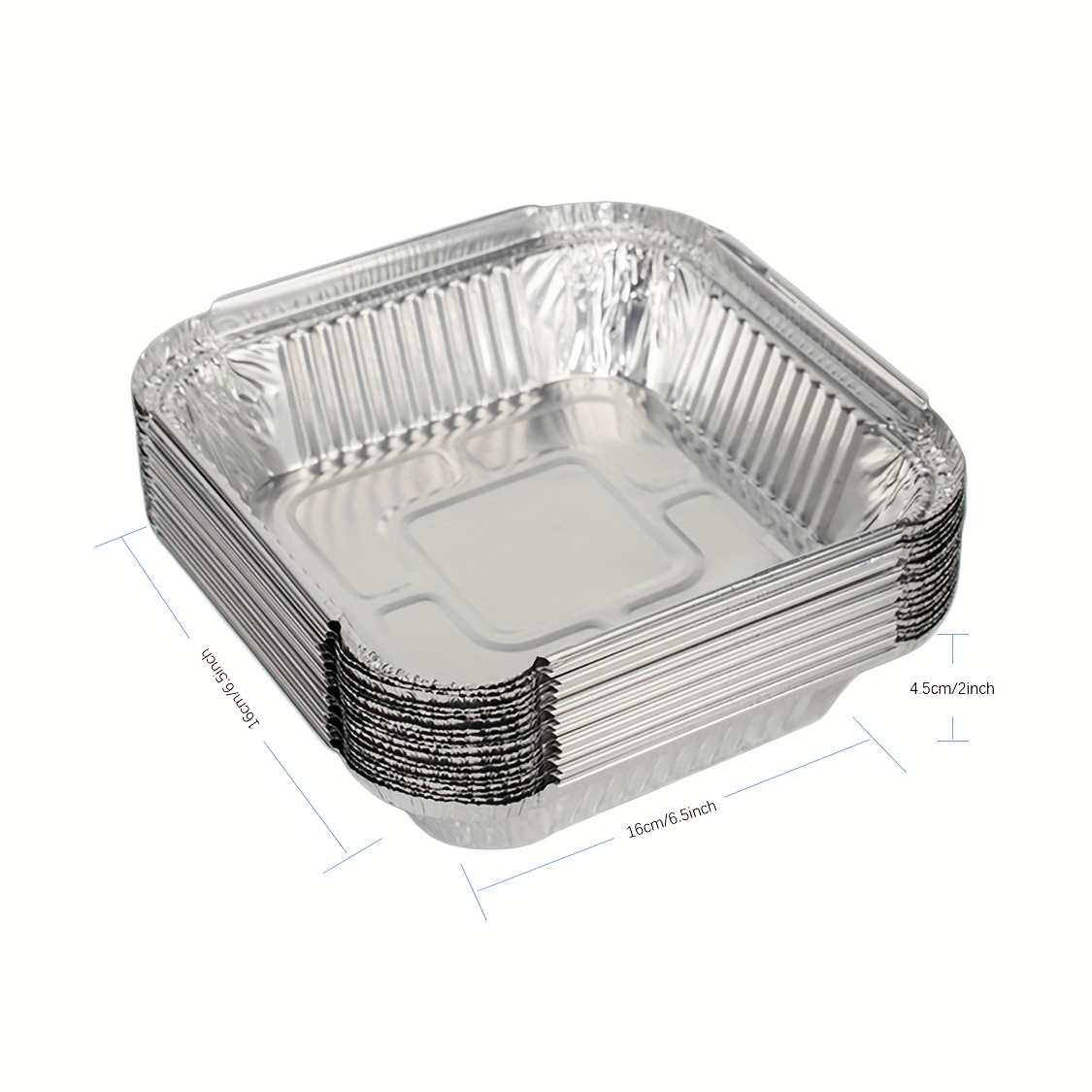 8X8 Square Aluminum Foil Food Grade Pans with Lids from China manufacturer  - Longstar aluminum foil