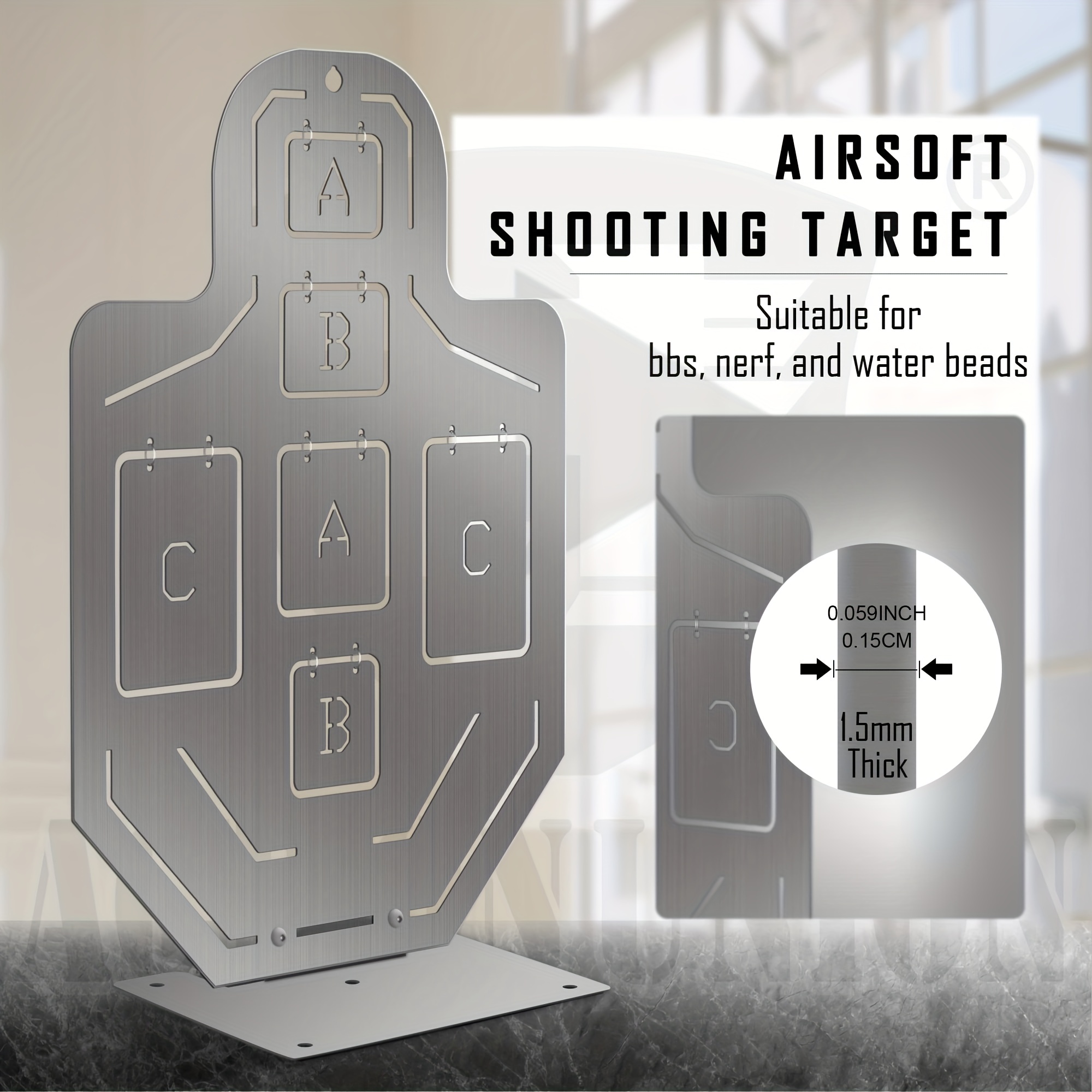 Challenge Targets Commercial Grade Plate Rack Target