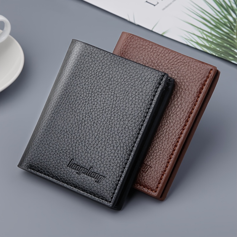 Luxury Designer Men Wallets Trend PU Leather Magic Wallet Men's