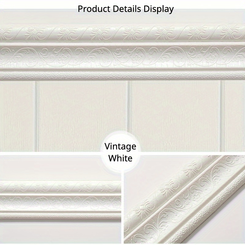 Foam Molding Trim 3D Wall Lines Wallpaper Border Home Office Hotel DIY