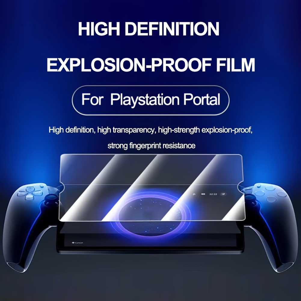 1 PCS - Protecteur d'écran en verre pour console Sony PlayStation, film de  protection, bord de périphérie, ac