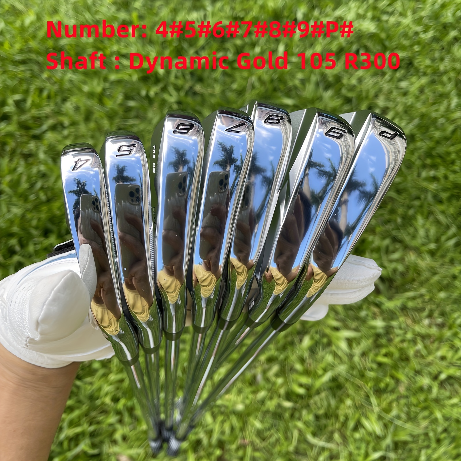 new golf irons s20c mb forged 4 5 6 7 8 9 p 7pcs set with dynamic gold 105 s300 steel shaft golf clubs