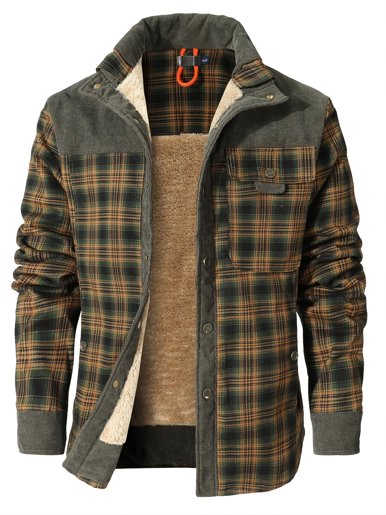 Flannel fleece outlet jacket