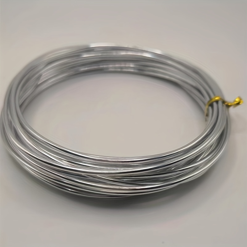 Aluminum Wire Silvery 1.0 / (mm) Length Craft Wire Metal - Temu