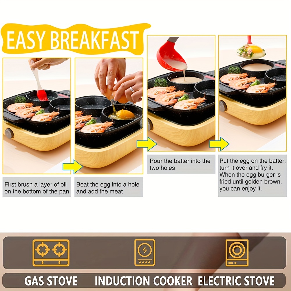 Non-stick Mini Griddle Skillet For Gas Stove Top And Induction Cooker -  Perfect For Eggs, Pancakes, And More - Kitchen Utensils And Gadgets For  Easy Cooking - Temu