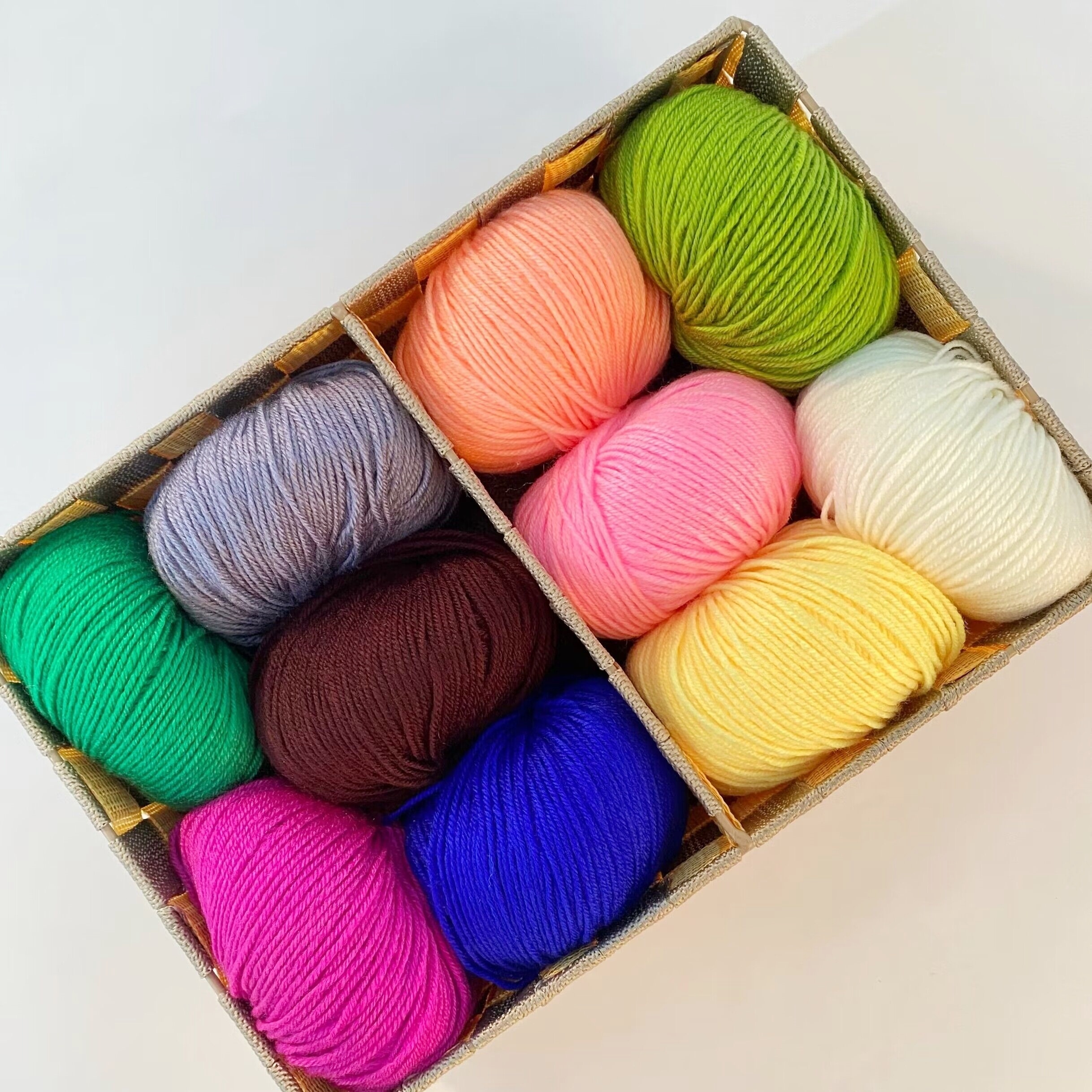 Cheap 1Roll Warm Yarn Multicolor Hand Crocheted Knitting Wool Soft 50G  Crochet Knit Cotton Wool Yarn