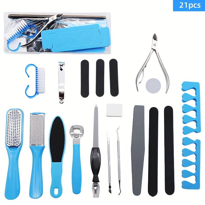 Pedicure Kit 23 in 1 Stainless Steel Professional Pedicure Tools