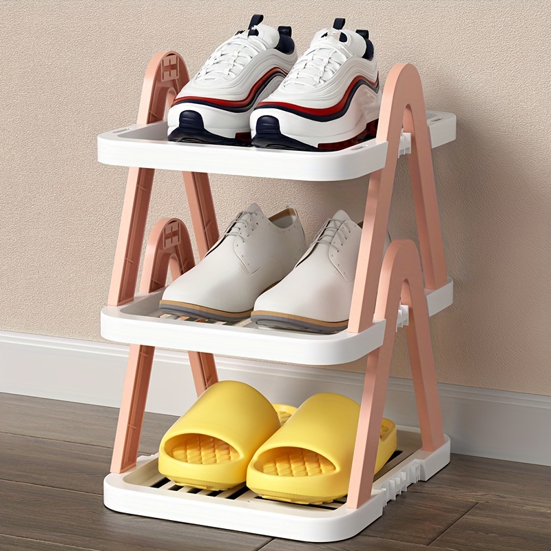 Stackable Small Shoe Rack, Entryway, Hallway and Closet Space Saving Storage  NEW