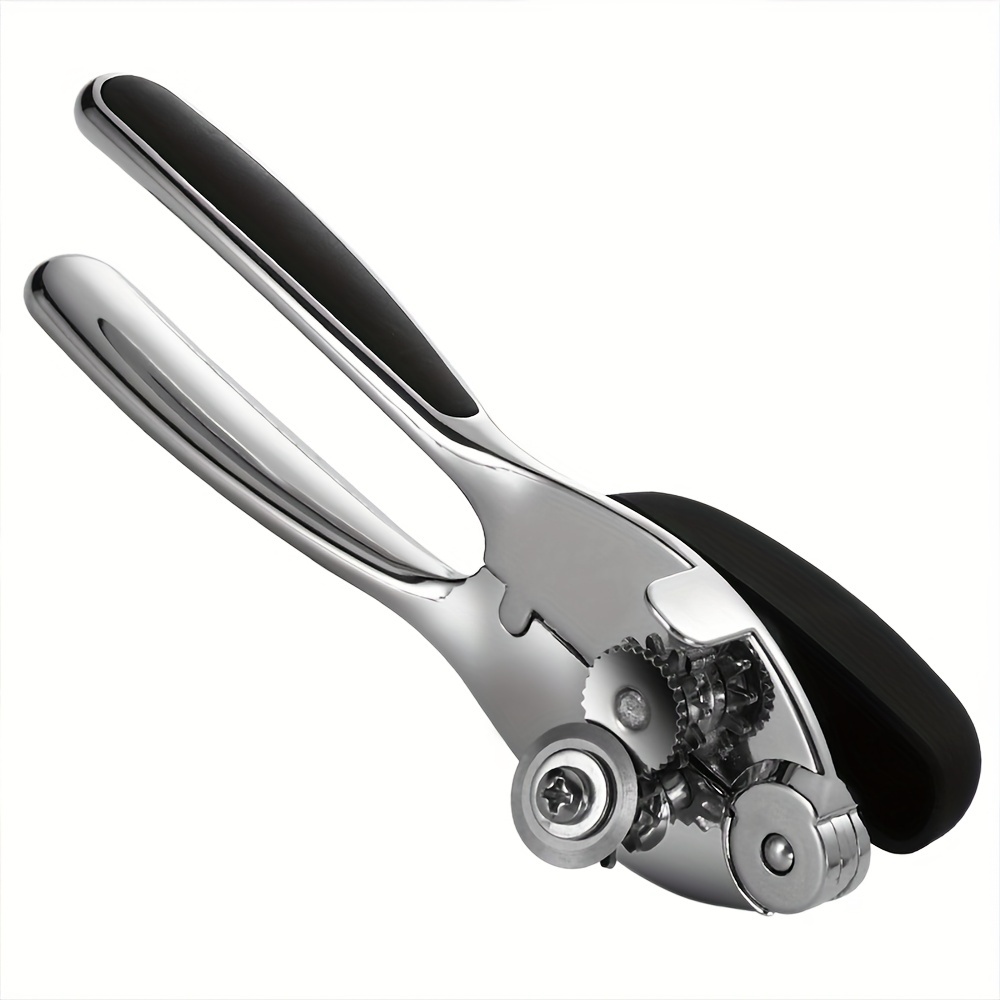 Ergonomic Stainless Steel Can Opener - Easy Side Cut Manual Can Opener For  Effortless Opening - Temu