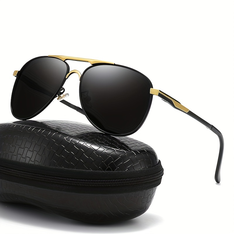 1pc Men's New Trendy Square Frame Polarized Sunglasses, Sports Driving Fishing Glasses, UV Protection Son Glasses,Sun Glasses,Goggles Sunglasses,Y