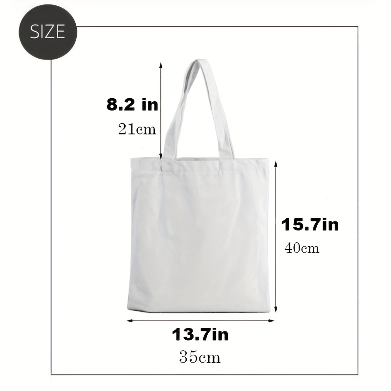 Cartoon Avocado Print Shoulder Bag Lightweight Storage Bag