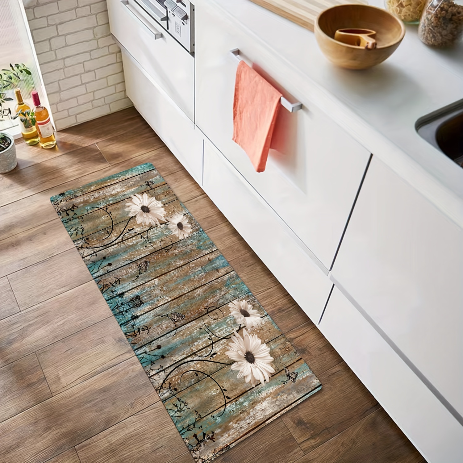 Soft Kitchen Rugs for in Front of Sink Super Absorbent Kitchen 