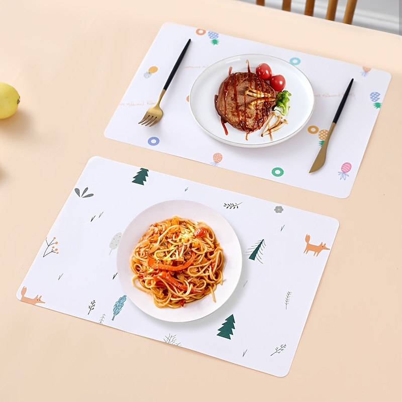 Silicone Placemats Reusable Non slip Table Mats Food Mats - Temu