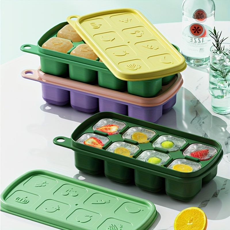 15/8/6/4 Grid Big Ice Tray Mold Large Food Grade Silicone Ice Cube