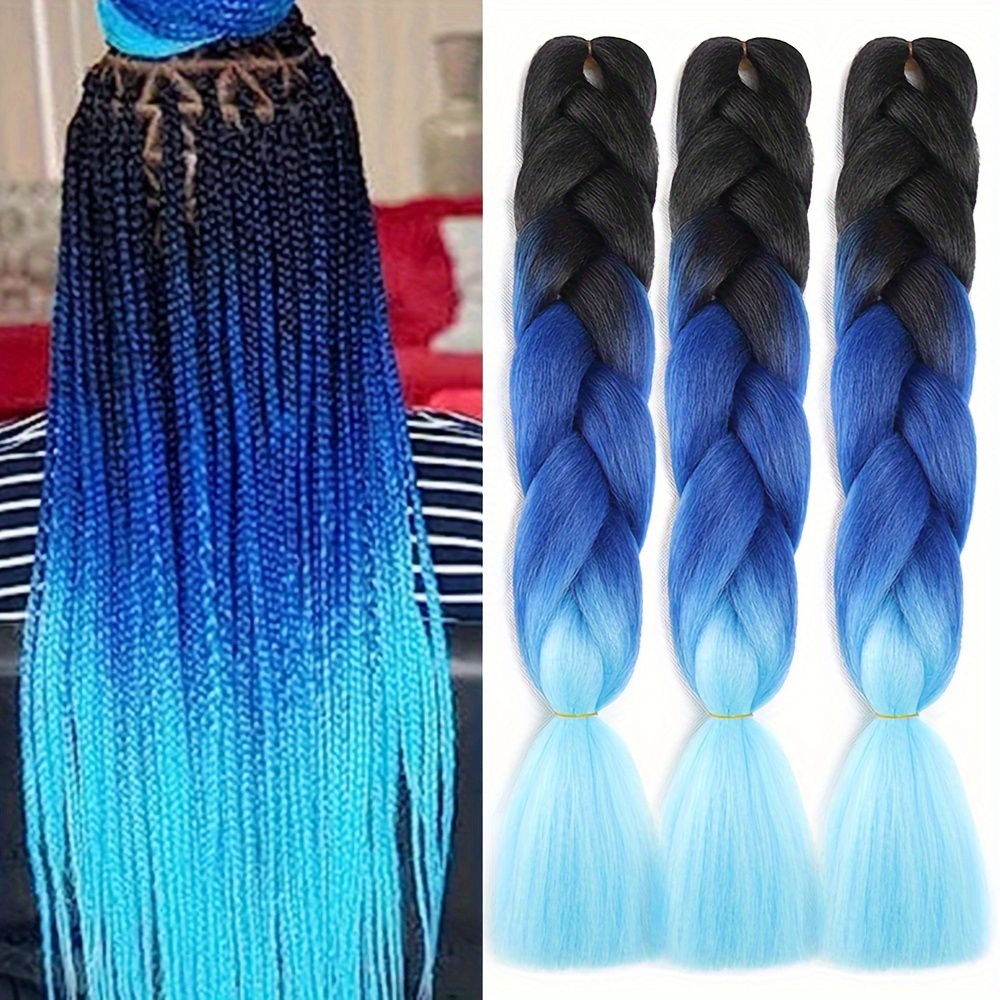 Braiding Synthetic Hair Extension African Twist Braid 24Hair Hairstyle  Colorful